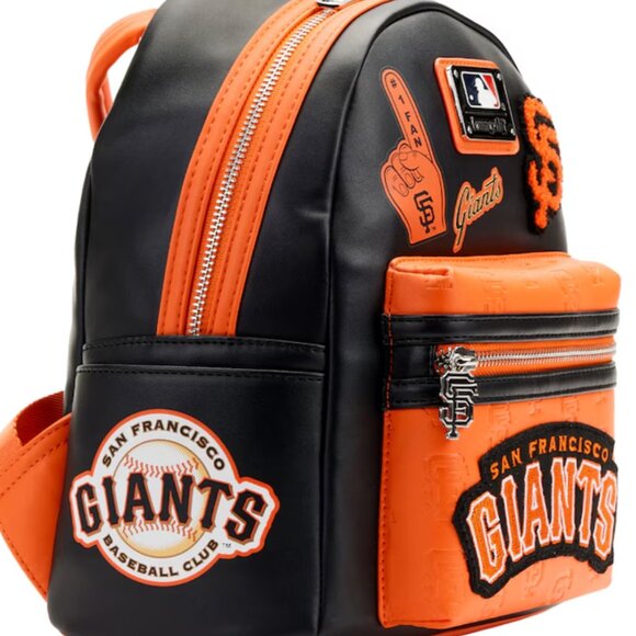 Officially Licensed Gear San Francisco Giants Loungefly Patches Mini Backpack - Picture 2 of 9